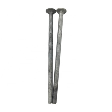 Oferta de fabricación china Metal cobre rosca de cabeza cuadrada perno y tuerca de aluminio