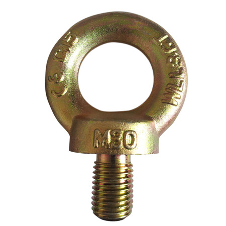 Proveedor de China Hardware de aparejo de alta resistencia M24 Heavy Duty Acero de elevación DIN580 Perno de ojo