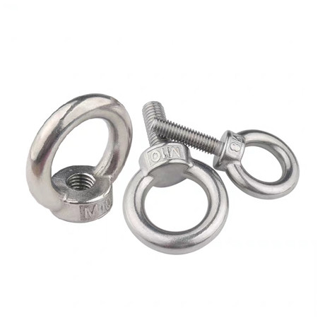 Tornillos de anillo de acero inoxidable A2 VA tornillos de ojo DIN 580 M3 a M24